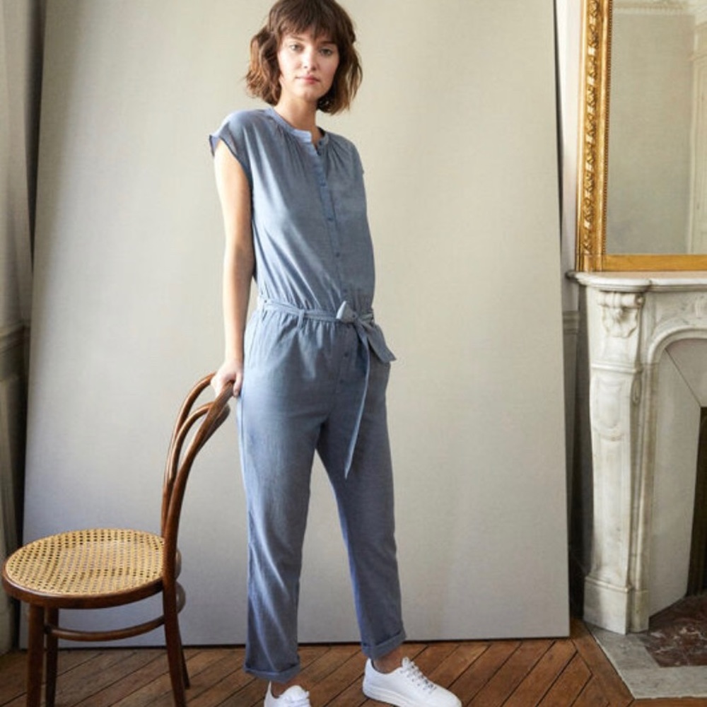 Comptoir Des Cottoniers Light Blue Jumpsuit